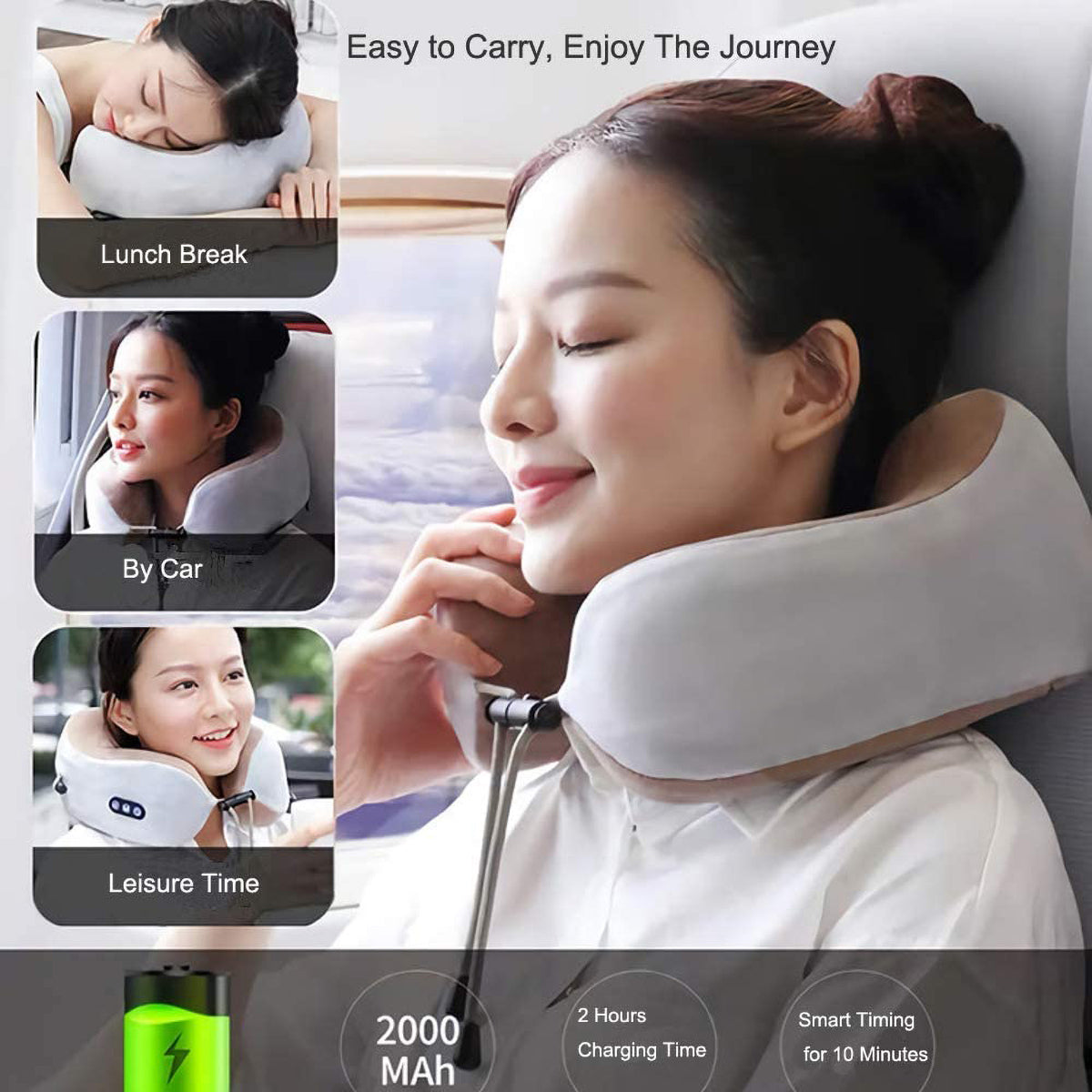 PRODESIRE™ U SHAPE ELETRIC NECK SHOULDER MASSAGE PILLOW