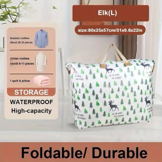 PRODESIRE™ WATERPROOF QUILT STORAGE BAG PINEAPPLE (CAPACITY 120L)
