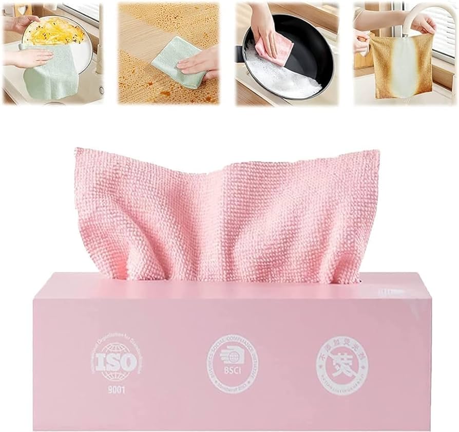 PRODESIRE™ MICROFIBER TOWEL ABSORBENT KITCHEN CLEANING DISHCLOTHS