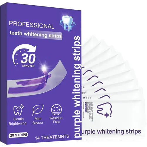 PRODESIRE™ PURPLE INSTANT TEETH WHITENING STRIPS