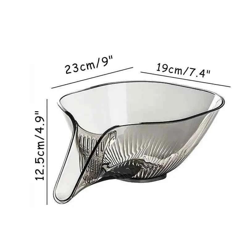 ACRYLIC STORAGE BASKET FOR FRUITS & VEGGIES