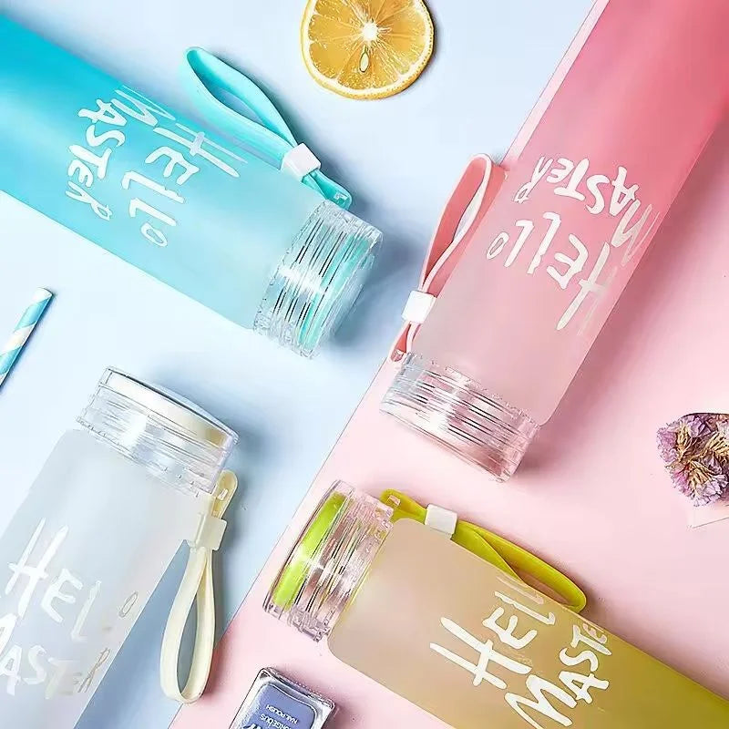 PRODESIRE™ HELLO MASTER GLASS WATER BOTTLE 480ML