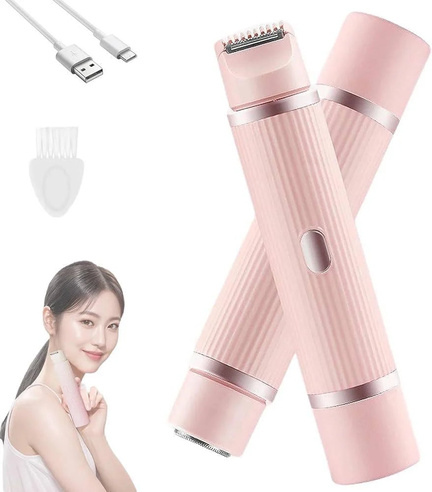 PRODESIRE™ 2 IN 1 DUAL HEAD SHAVER WOMEN, ELECTRIC BIKINI TRIMMER WET & DRY USE HAIR REMOVAL