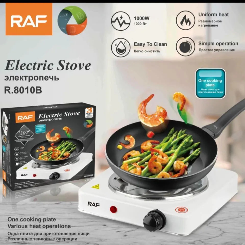 PRODESIRE™ RAF ELECTRIC STOVE & HOT PLATE COOKER (1000W)