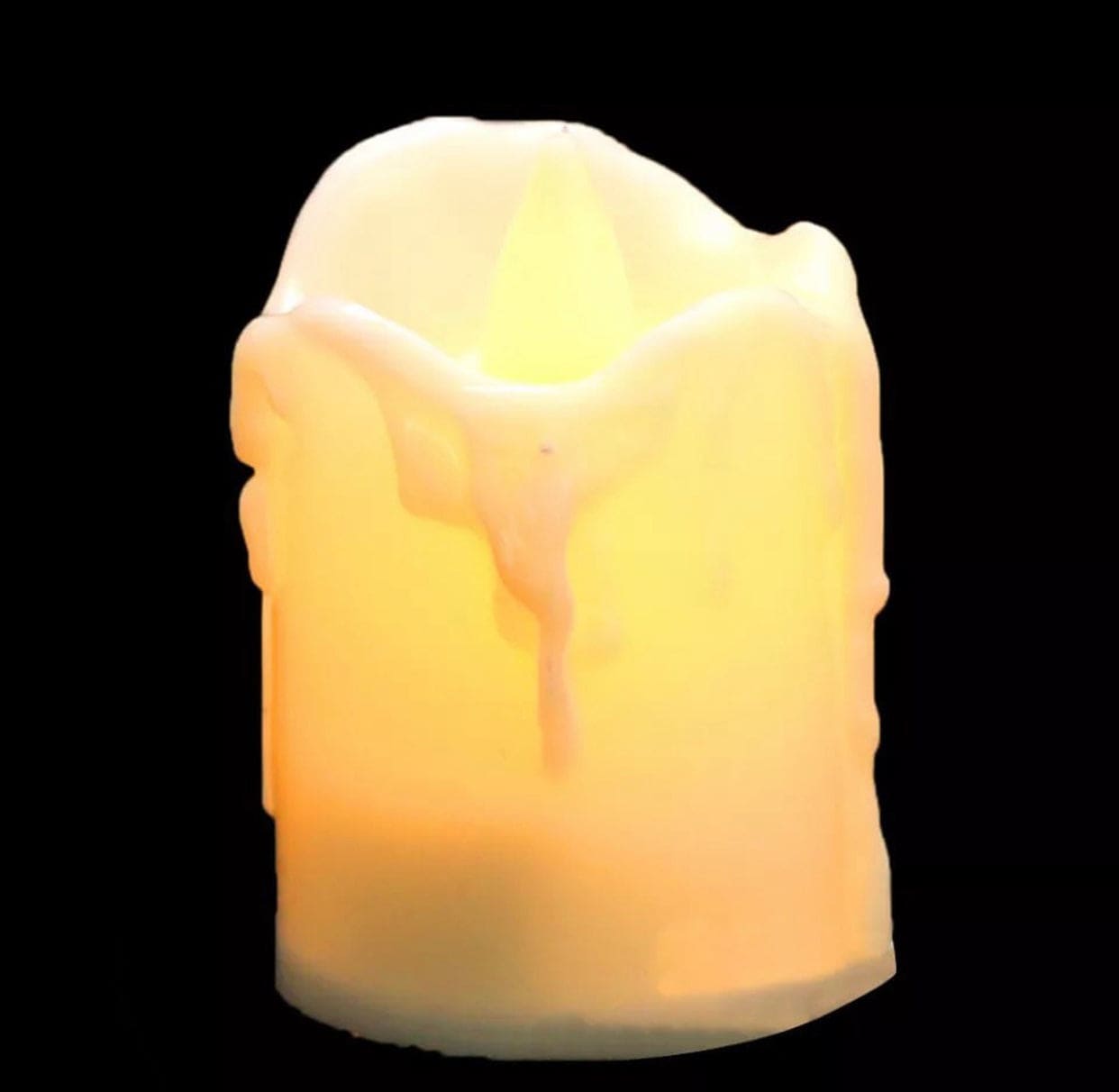 SET OF 3 SAFE FLAMELESS LED TEA LIGHTS WITH WARM GLOW
