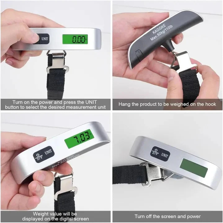 PRODESIRE™ ADVANCED DIGITAL LUGGAGE WEIGHT SCALE | 50KG CAPACITY