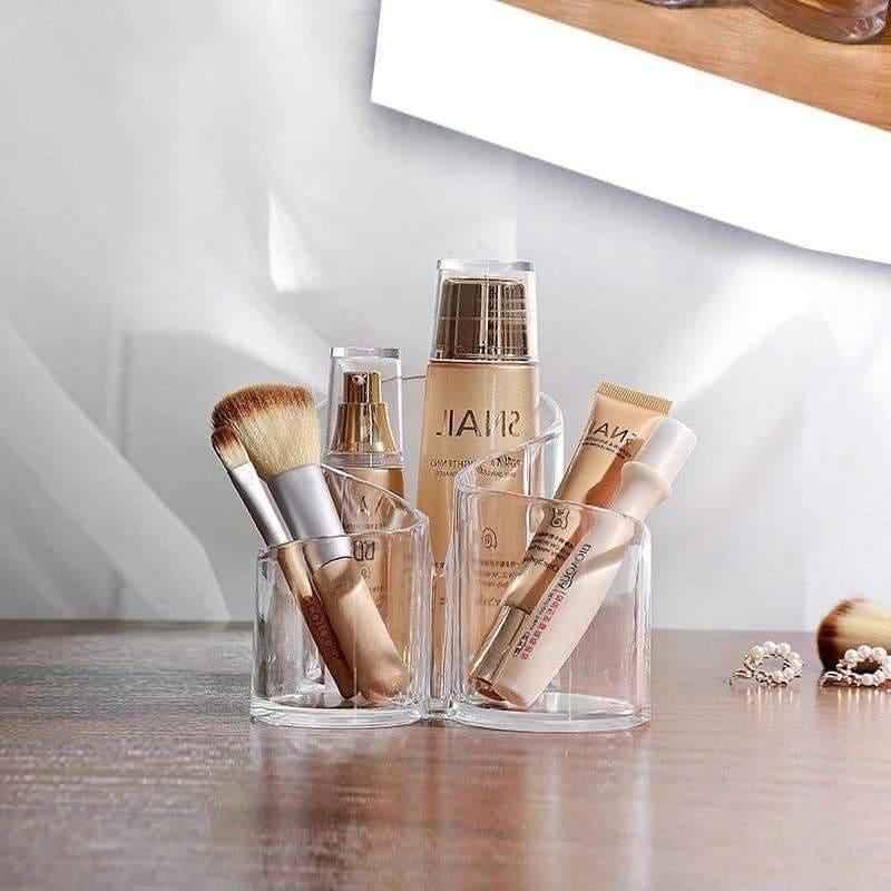TRANSPARENT S-SHAPE MAKEUP BRUSH STORAGE