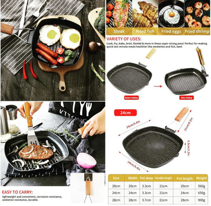PRODESIRE™ NON STICK SQUARE GRILL PAN (IMPORTED)