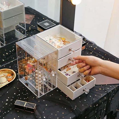 MULTIPURPOSE ACRYLIC 4 + 2 DRAWERS ORGANIZER