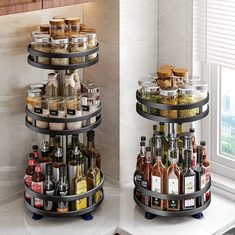 ROTATING IRON STORAGE RACK
