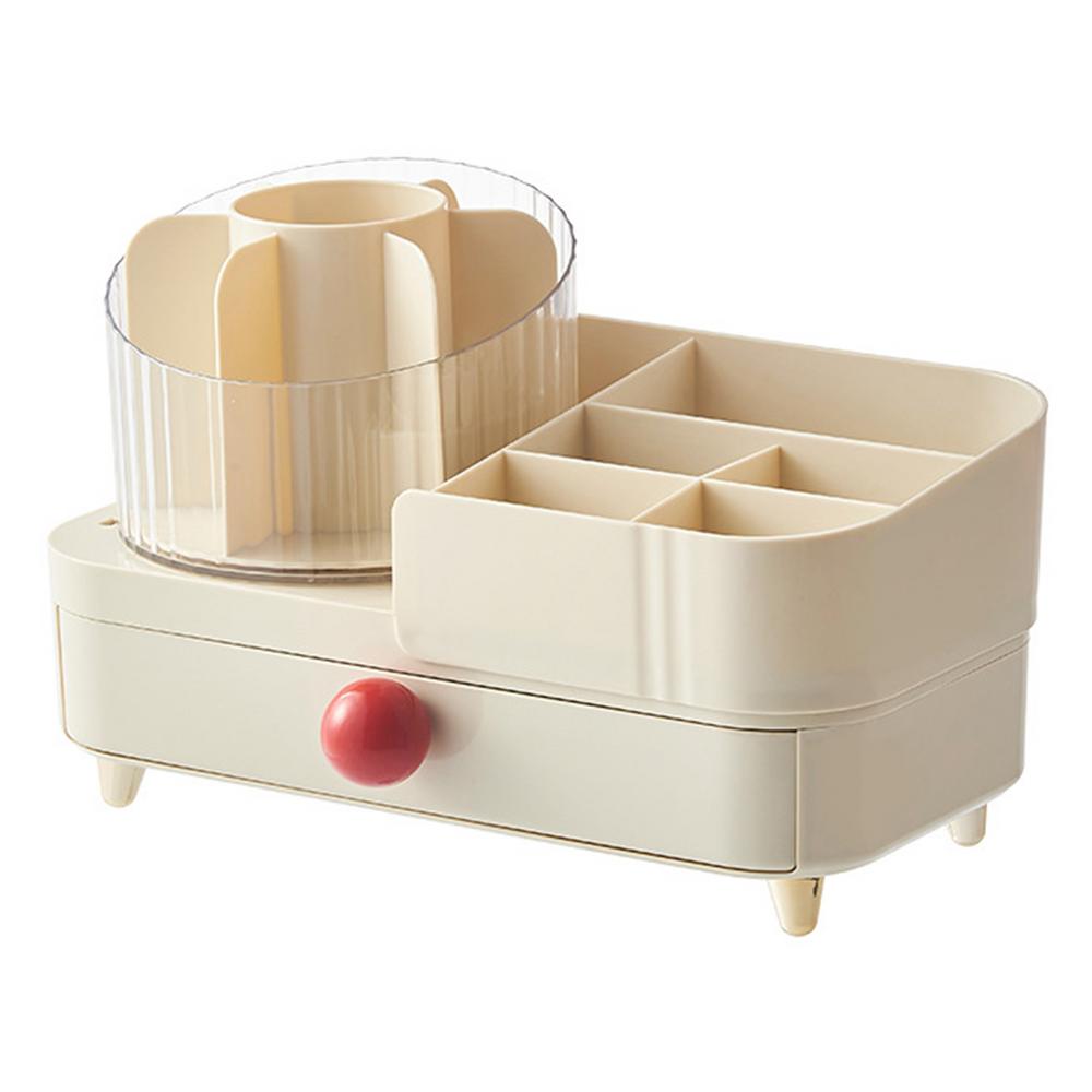 MULTIFUNCTIONAL DESKTOP ROTATING COSMETICS ORGANIZER