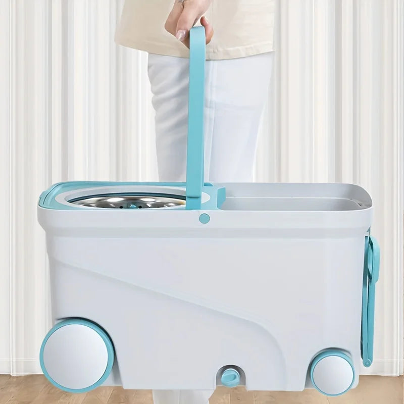 PREMIUM QUALITY SPIN MOP BUCKET WITH WHEELS
