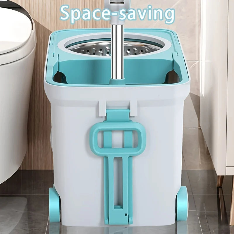 PREMIUM QUALITY SPIN MOP BUCKET WITH WHEELS