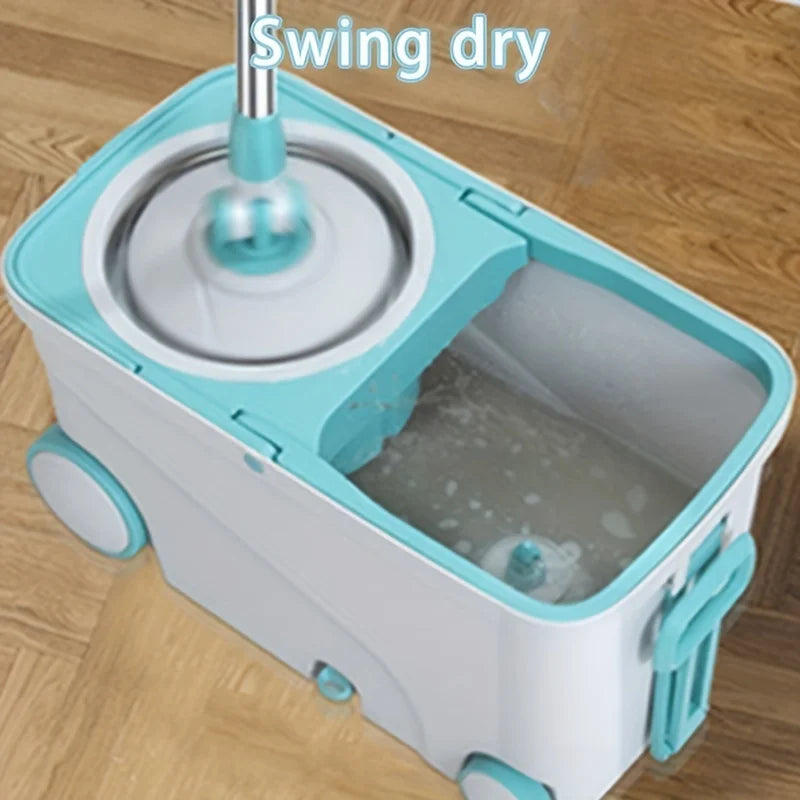 PREMIUM QUALITY SPIN MOP BUCKET WITH WHEELS