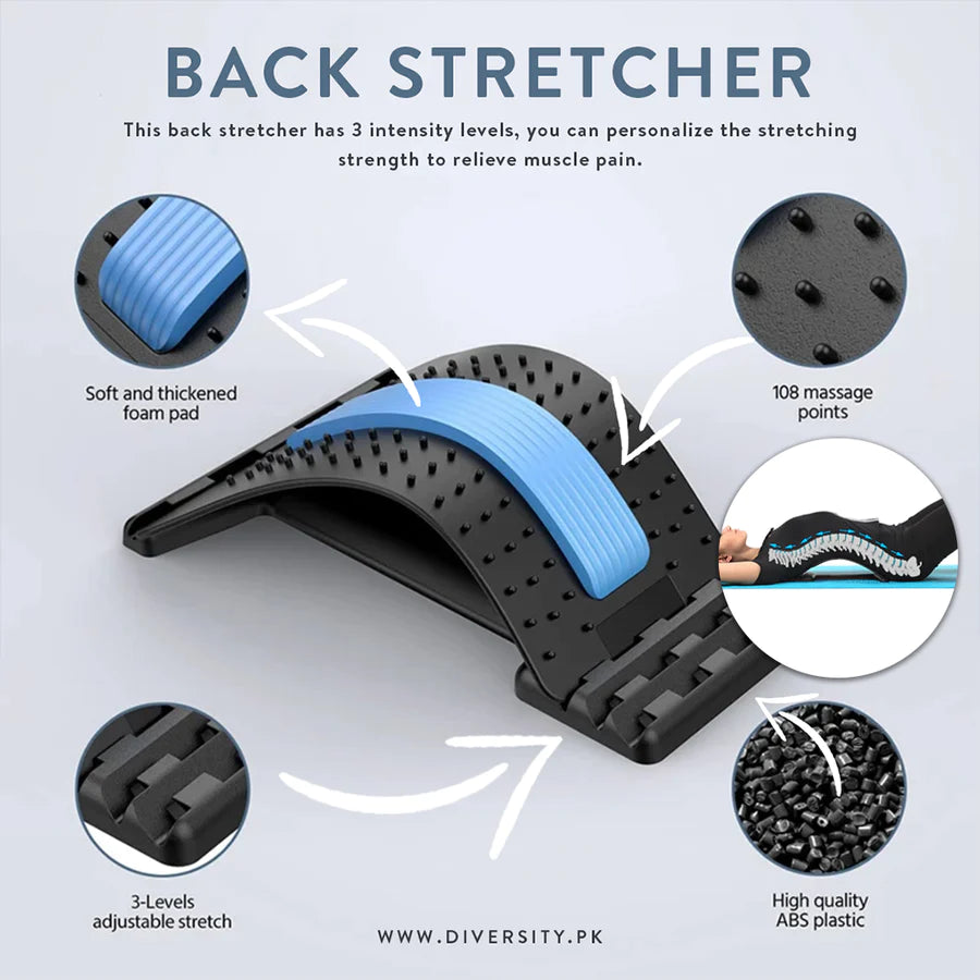 BACK STRETCHER MAGNETOTHERAPY MASSAGER
