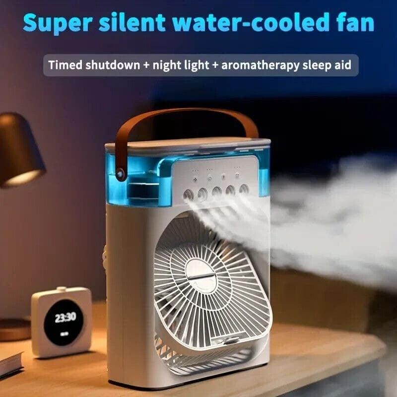 RECHARGEABLE USB HUMIDIFIER FAN FOR CLEAN AND REFRESHING AIR