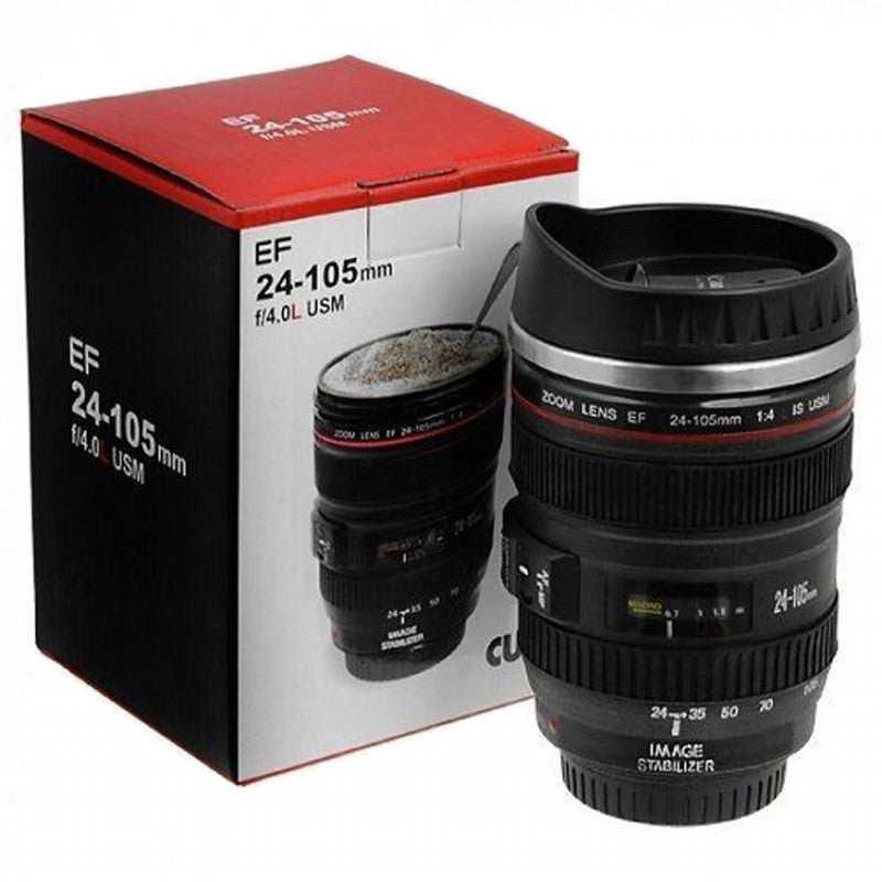 PRODESIRE™ CAMERA LENS TRAVEL MUG (IMPORTED)