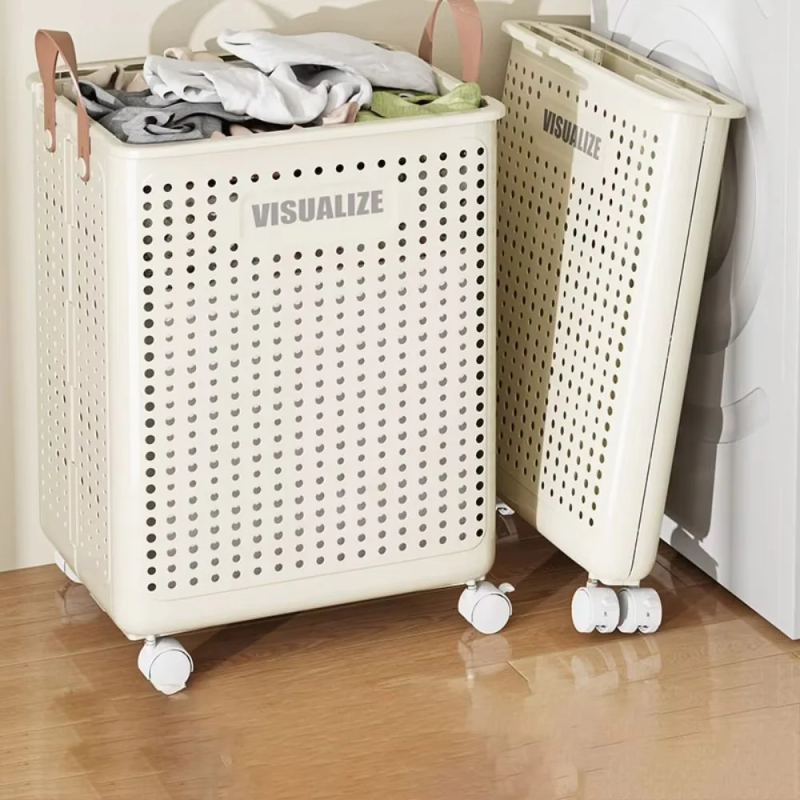 PRODESIRE™ LARGE CAPACITY MOVABLE FOLDING LAUNDRY BASKET