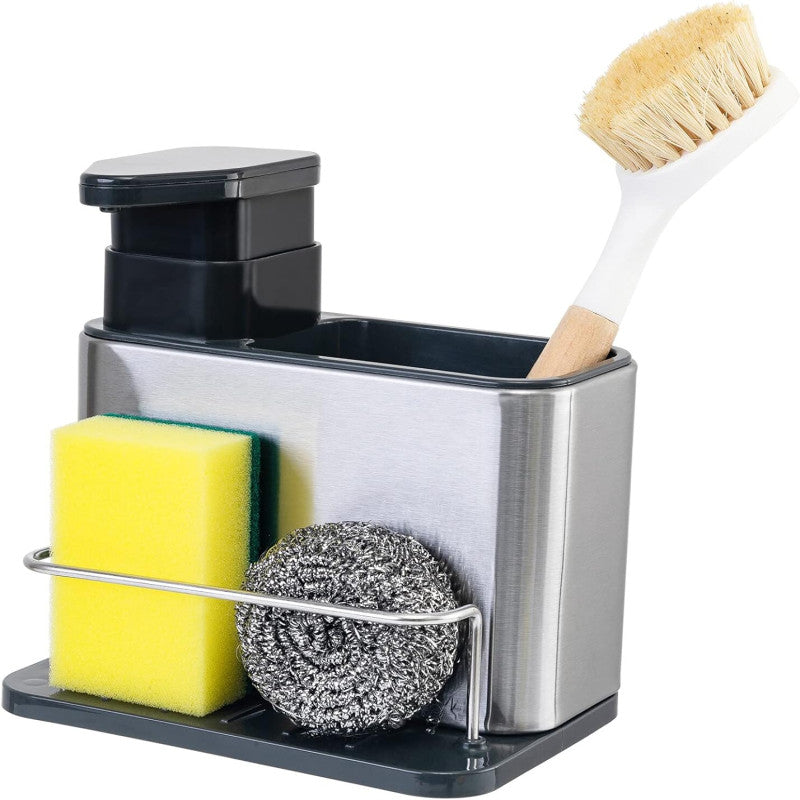 PRODESIRE™ STAINLESS STEEL 3 IN 1 SINK TEDY KITCHEN SOAP DISPENSER