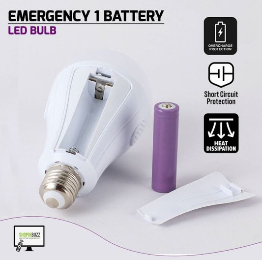 PRODESIRE™ DOUBLE CELLS RECHARGEABLE LED BULB WITH BATTERY BACKUP