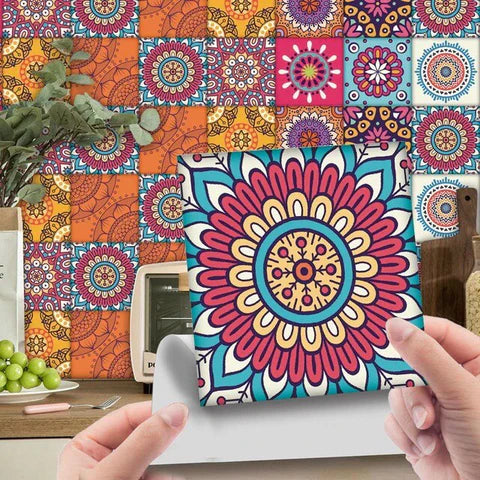 PRODESIRE™ KITCHEN WALL STICKER | TILE STICKER (4.8 X 4.8 INCH)
