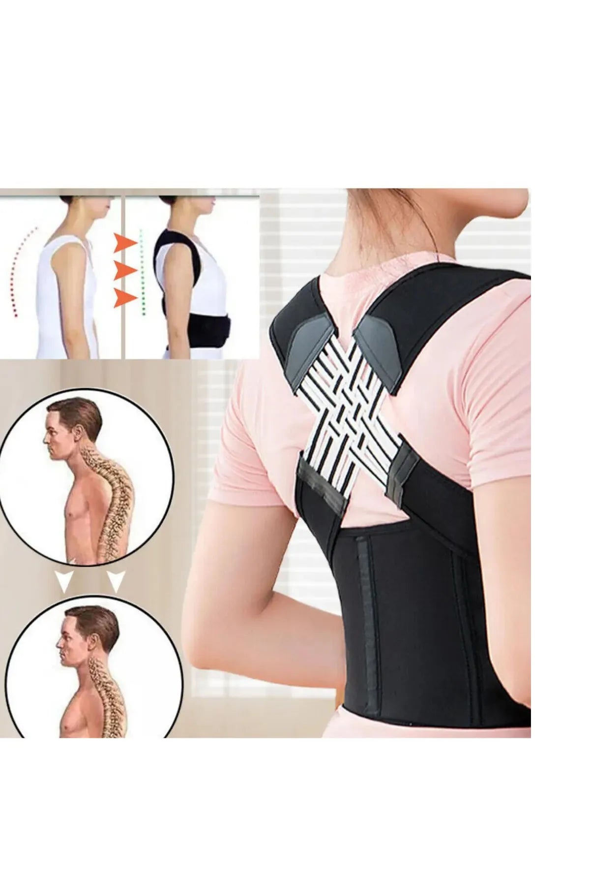 PRODESIRE™ ADJUSTABLE BACK CORRECTION STRAP CORSET
