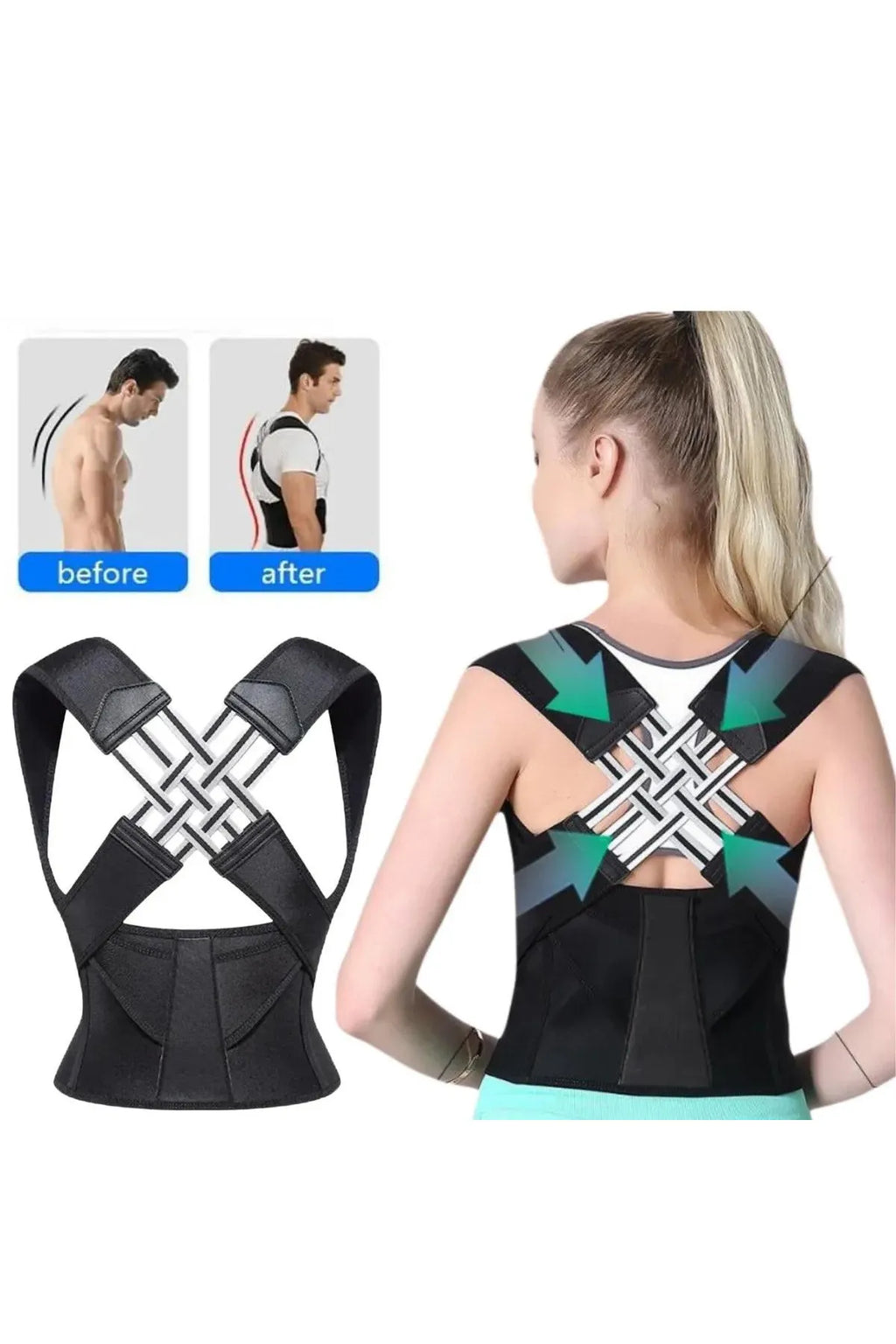 PRODESIRE™ ADJUSTABLE BACK CORRECTION STRAP CORSET