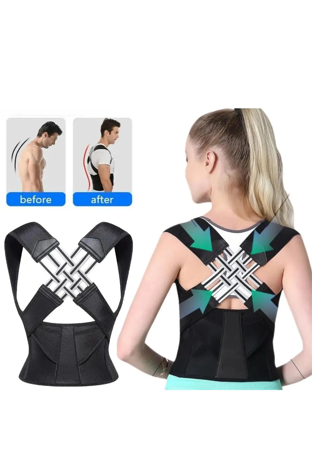 PRODESIRE™ ADJUSTABLE BACK CORRECTION STRAP CORSET