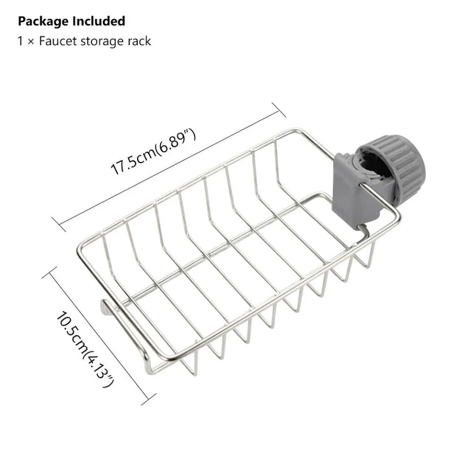PRODESIRE™ STAINLESS TEEL SINK DRAIN RACK HOLDER