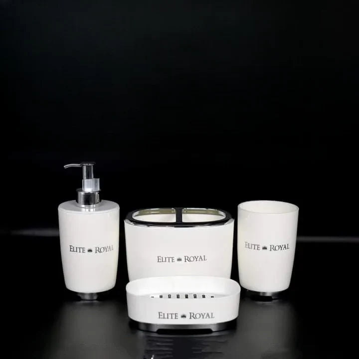 PRODESIRE™ 4PCS ELEGANT BATHROOM SET, HIGH QUALITY BATH ACCESSORIES