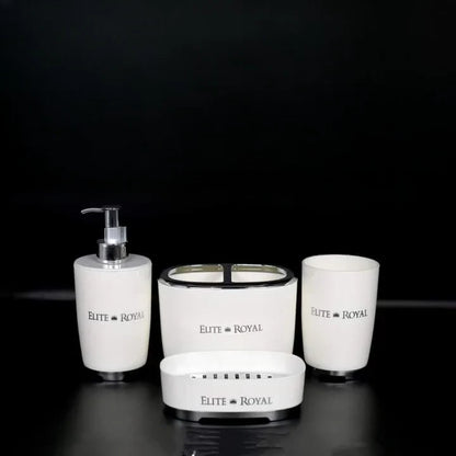 PRODESIRE™ 4PCS ELEGANT BATHROOM SET, HIGH QUALITY BATH ACCESSORIES