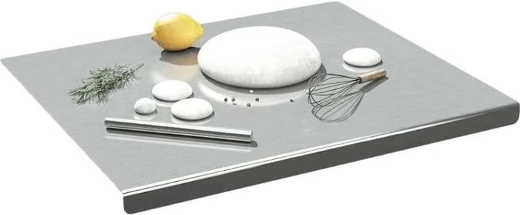 STAINLESS STEEL CHOPPING BOARD FOR VEGETABLE PREP