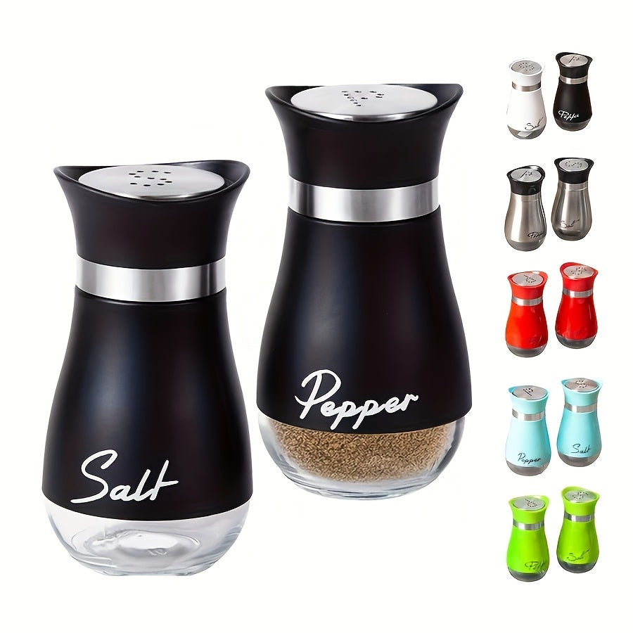 CLASSIC SALT AND PEPPER DISPENSERS WITH STAND