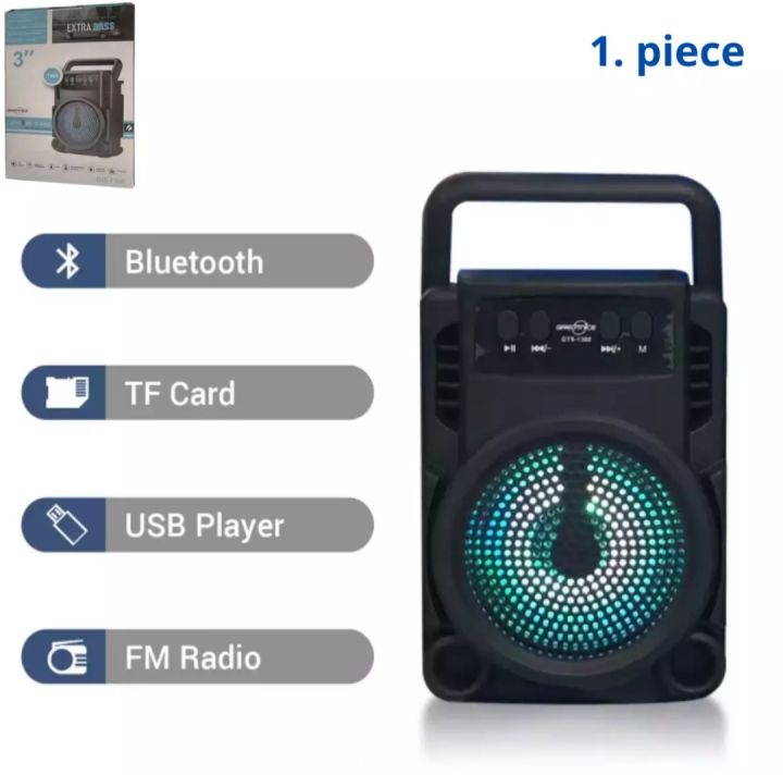 WIRELESS PORTABLE SPEAKER WITH RADIO