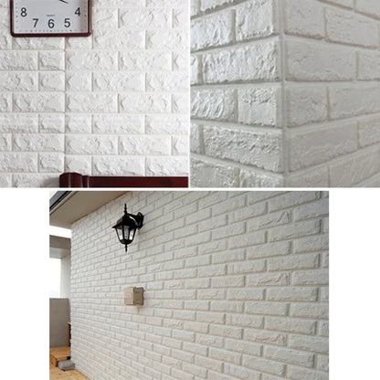 PRODESIRE™ SELF ADHESIVE 3D BRICK WALL SHEET (27X30 INCH PER SHEET)