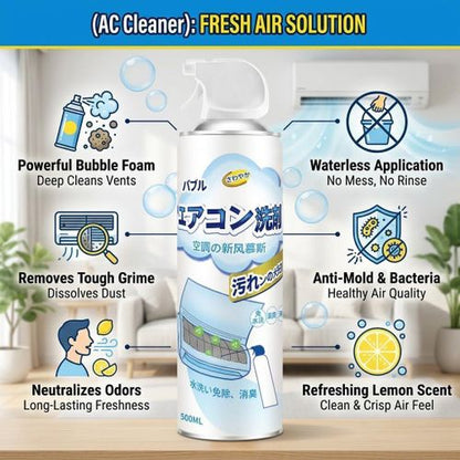 PRODESIRE™ CAR & AC CLEANING SPRAY FOAM 500ML (IMPORTED)