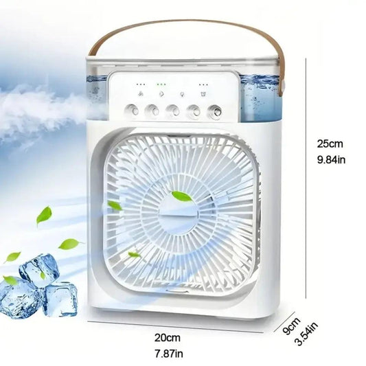 RECHARGEABLE USB HUMIDIFIER FAN FOR CLEAN AND REFRESHING AIR