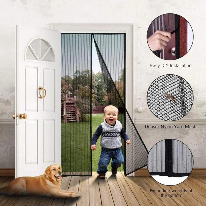 PRODESIRE™ MAGIC MESH MAGNETIC SCREEN DOOR (75x39 INCHES)
