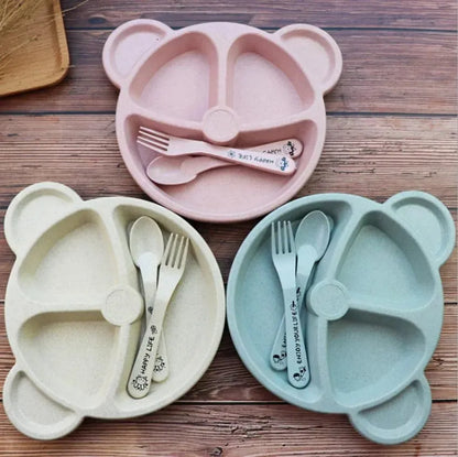 PRODESIRE™ MICKEY MOUSE KIDS PLATE WITH FORK & SPOON