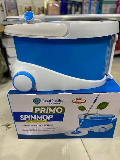 PREMIUM QUALITY SPIN MOP BUCKET WITH 2 WHEELS