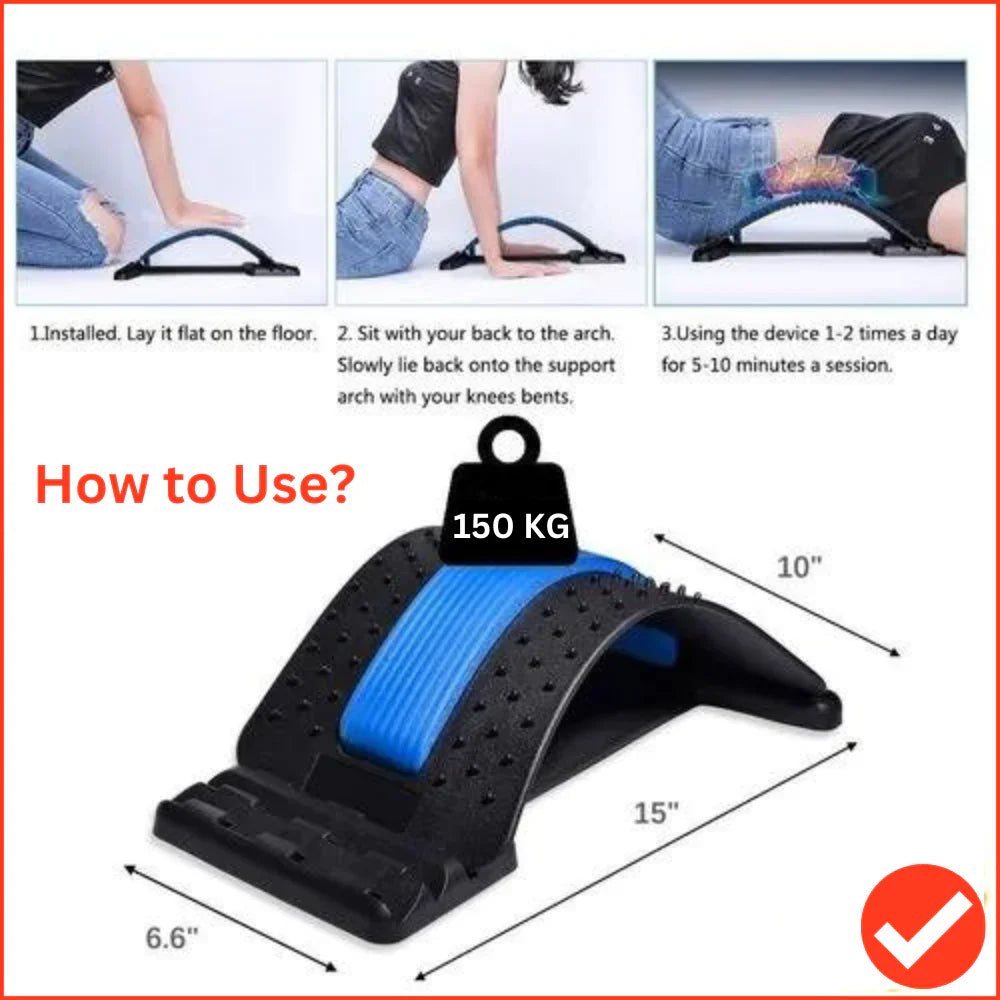 BACK STRETCHER MAGNETOTHERAPY MASSAGER