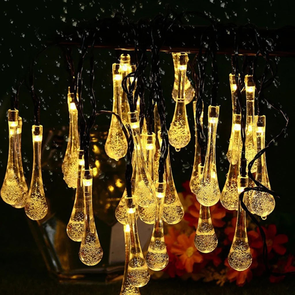 SOLAR LED STRING LIGHTS OUTDOOR DECORATIVE GARLAND