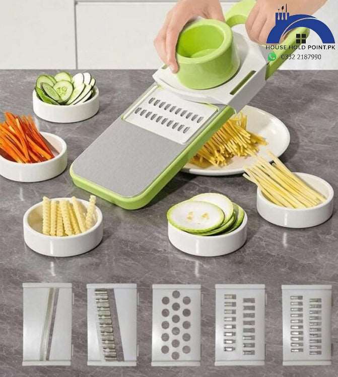 PRODESIRE™ 5 in 1 VEGETABLE CUTTER MUTIFUNCTIONAL GRATER & CUTTER