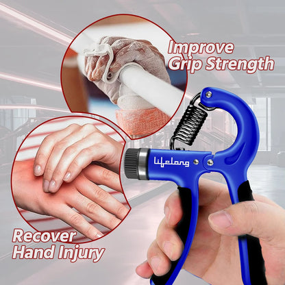 PRODESIRE™ HAND GRIPPER (5–60kg) WITH AUTOMATIC COUNTING & NON-SLIP GRIP