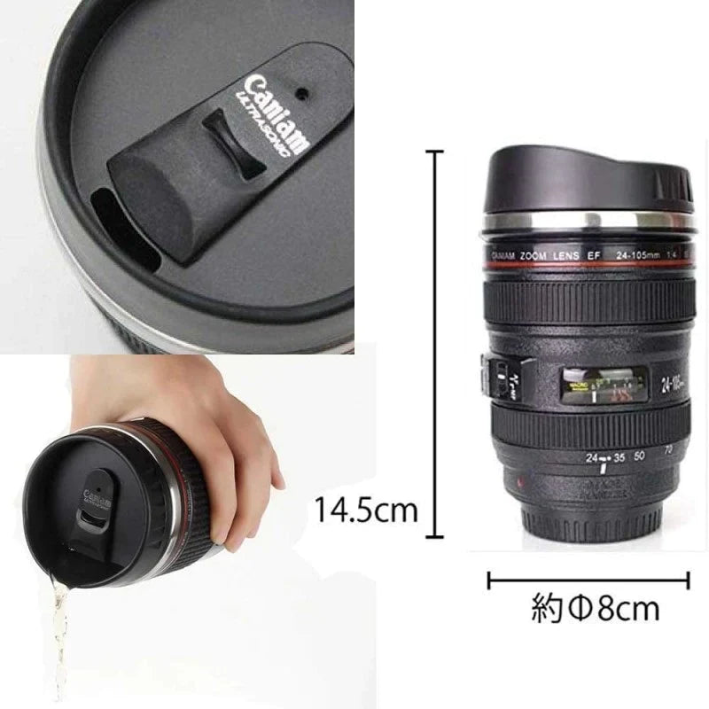 PRODESIRE™ CAMERA LENS TRAVEL MUG (IMPORTED)
