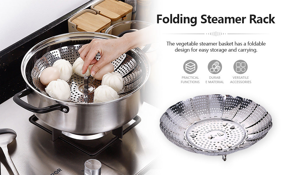 PRODESIRE™ STAINLES STEEL FOOD STEAMER