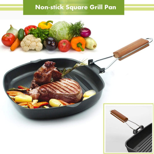 PRODESIRE™ NON STICK SQUARE GRILL PAN (IMPORTED)
