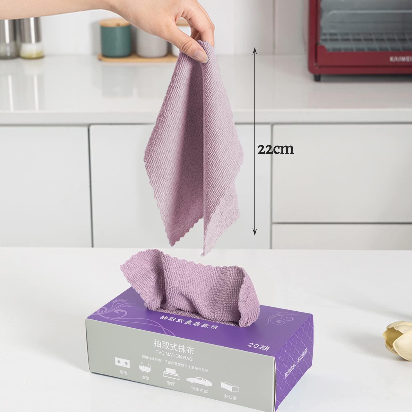 PRODESIRE™ MICROFIBER TOWEL ABSORBENT KITCHEN CLEANING DISHCLOTHS