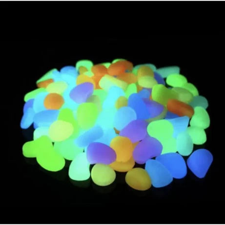 PRODESIRE™ LUMINOUS NIGHT GLOWING STONES DECORATIVE DARK GLOWING PEBBLES
