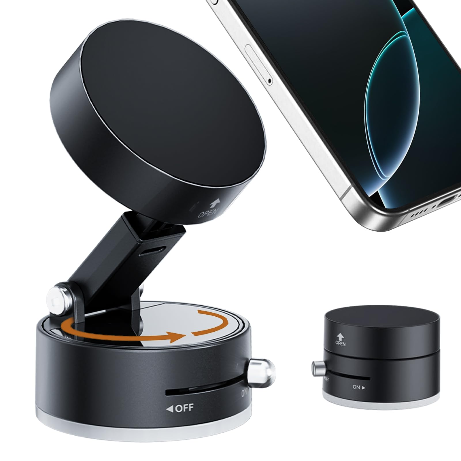PRODESIRE™ 360° MAGNETIC PHONE HOLDER WITH AUTO TRACKING ROTATION